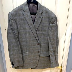 Ralph Lauren Gray and blue checkered sports coat